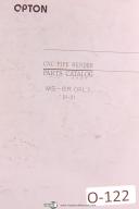 Opton-Opton MS - 8R (RL), CNC Pipe Bender, Parts Catalog Manual Year (1991)-MS - 8R (RL)-01